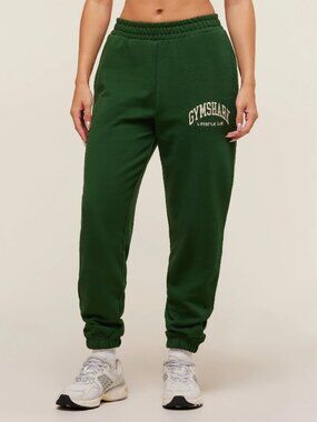 Small Womens Green Gymshark Joggers Gym Active Workout